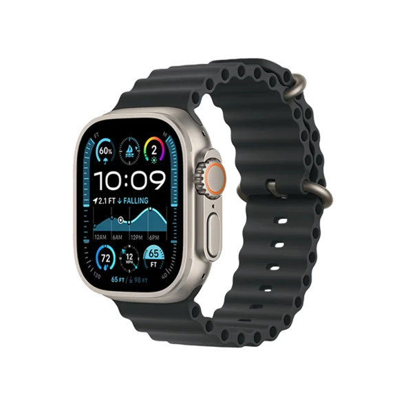 Apple Watch Ultra 2 49mm GPS + LTE Titanium Case with Black Ocean
